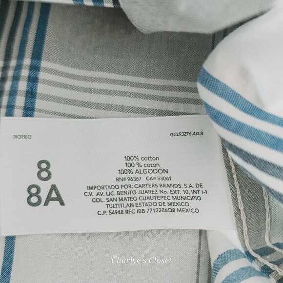 Oshkosh B'gosh & Carhartt 5pc LOT Boys Sizes 6-8 NWT|Back 2 School Playdate Pics - Picture 9 of 16